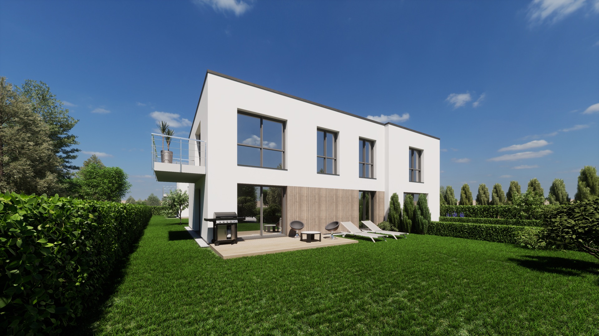 Exteriér - pohled ze zahrady